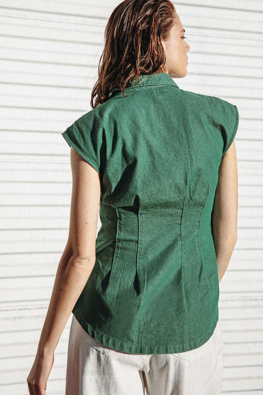 Clean Slate Denim Top in 20gre16 — Soul Flow Apparel