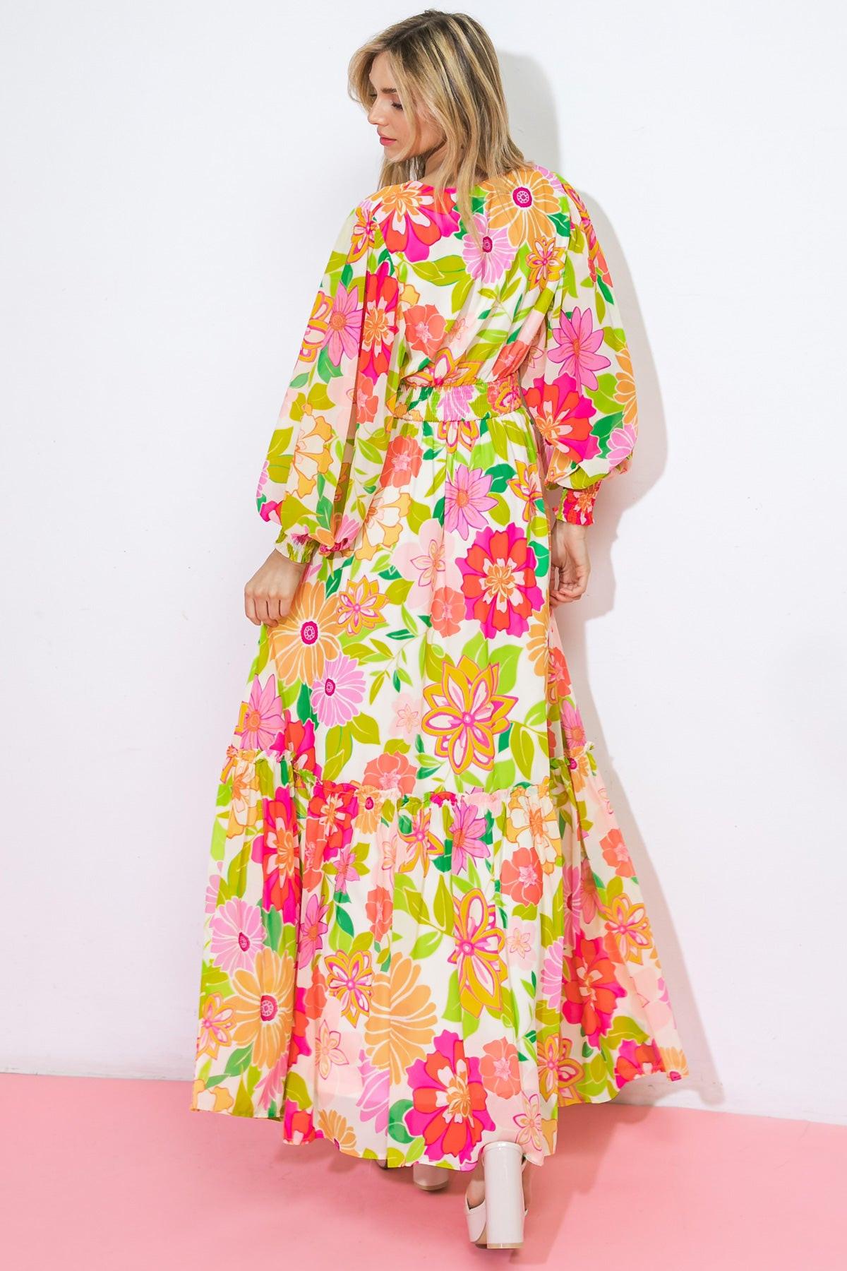 Heading Uptown Woven Maxi Dress in 20ivo 20fuc16 — Soul Flow Apparel