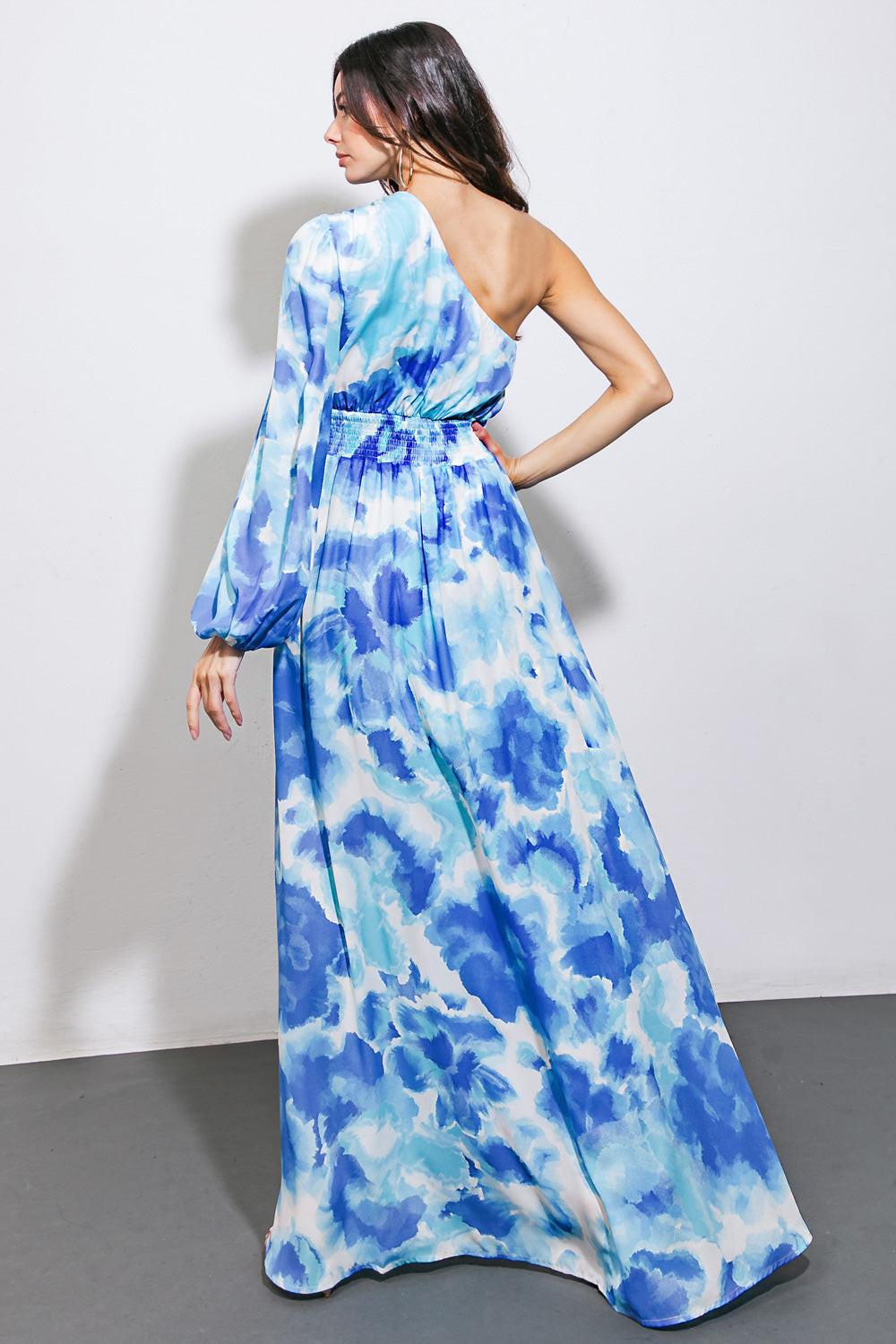 Better Days Woven Maxi Dress in 20ivo 20blu25 — Soul Flow Apparel