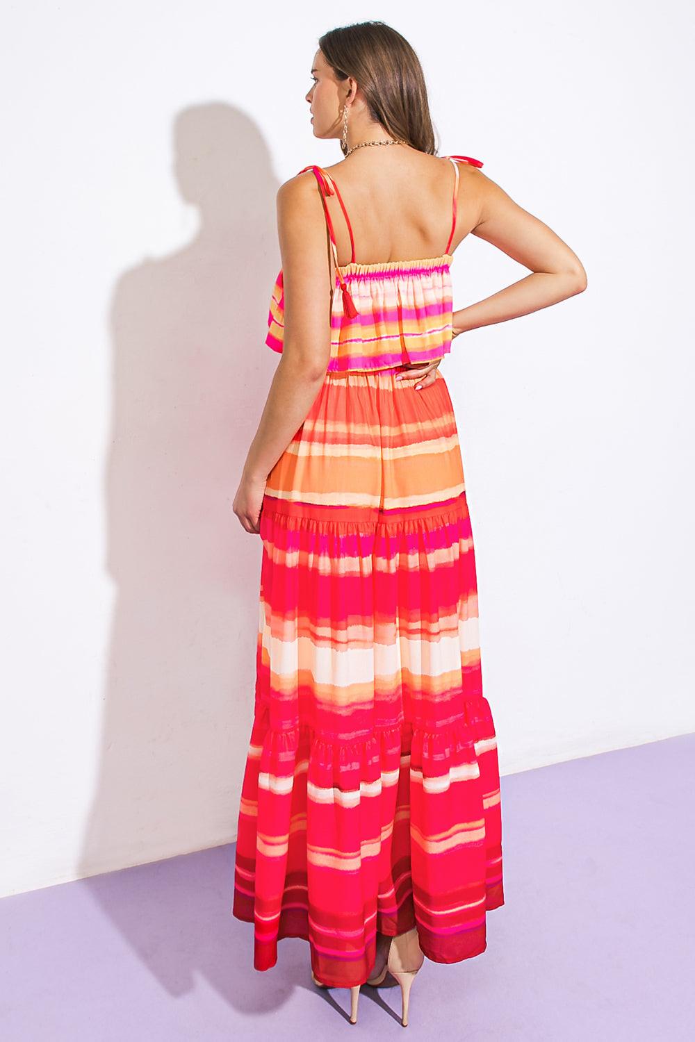 My Dearest Darling Woven Maxi Dress in 20red 20fuc7 — Soul Flow Apparel