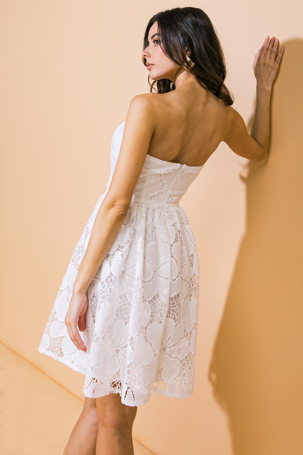 Heard About Us Woven Mini Dress in 20whi20 — Soul Flow Apparel