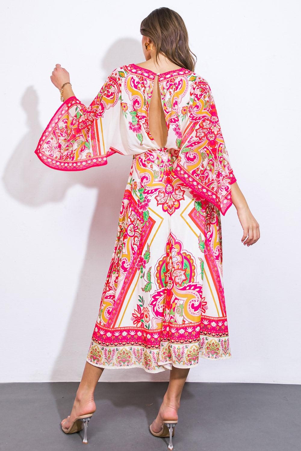 Stuck on You Woven Midi Dress in 20ivo 20fuc22 — Soul Flow Apparel