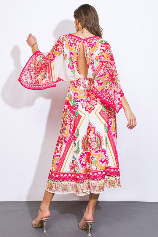 Stuck on You Woven Midi Dress in 20ivo 20fuc22 — Soul Flow Apparel