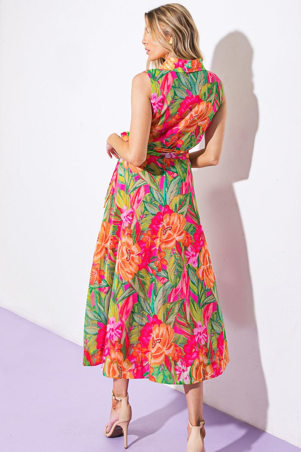 Everyday Dreams Woven Midi Dress in 20ora 20pin19 — Soul Flow Apparel