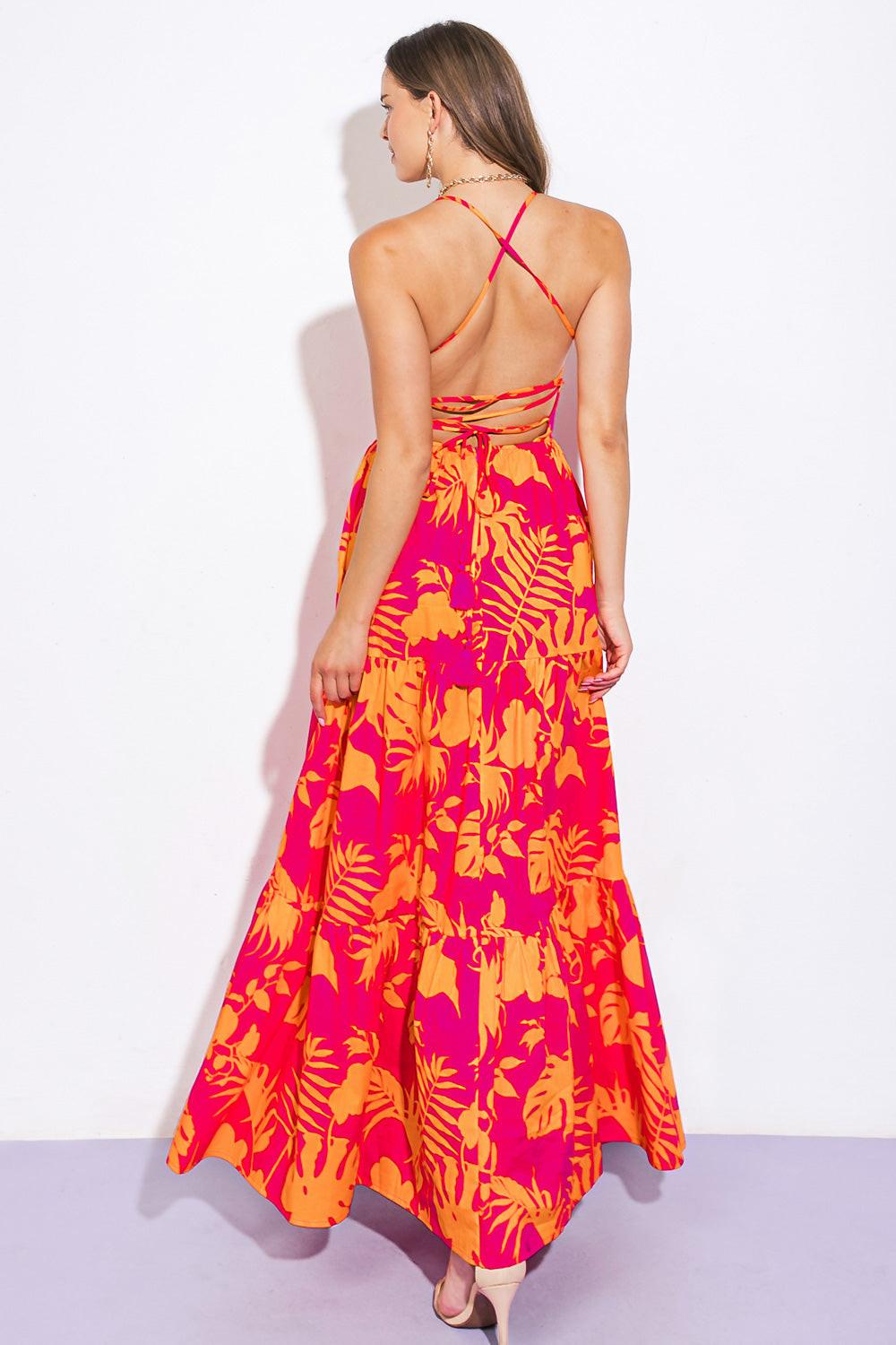Close to Your Heart Woven Maxi Dress in 20fuc10 — Soul Flow Apparel