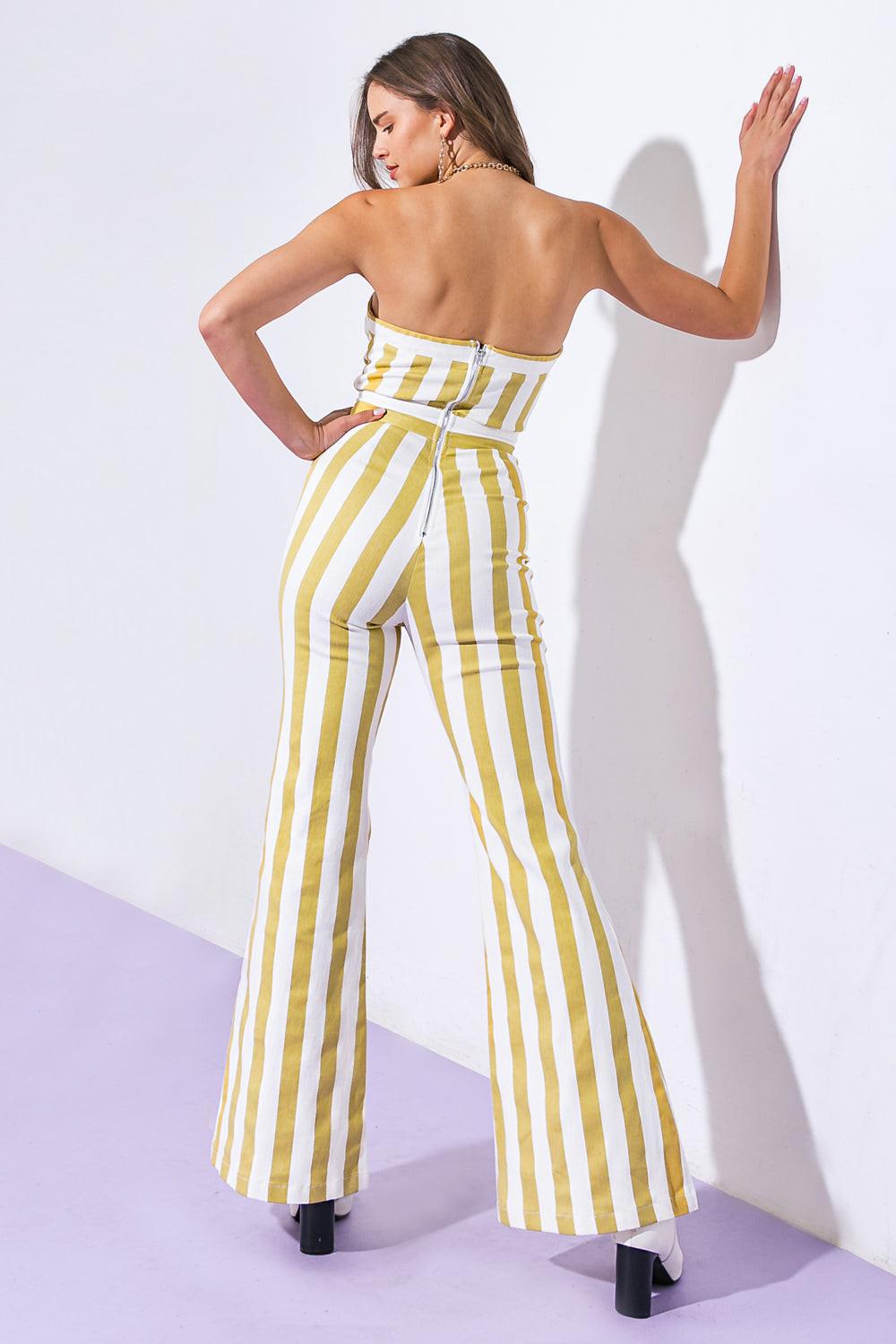Graceful Appearance Twill Jumpsuit in 20ivo 20tau13 — Soul Flow Apparel