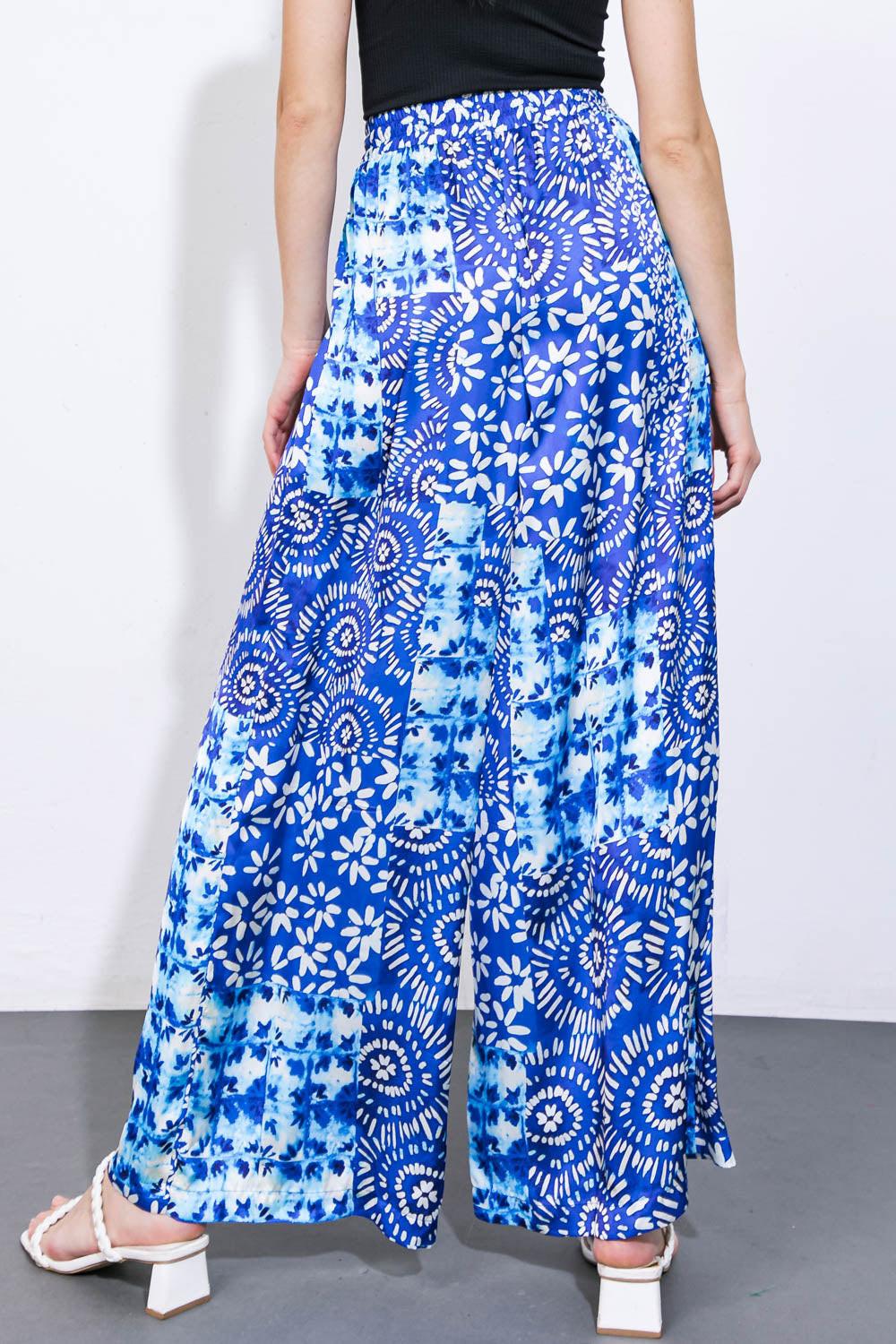 Beautiful Borders Woven Pants in 20blu9 — Soul Flow Apparel
