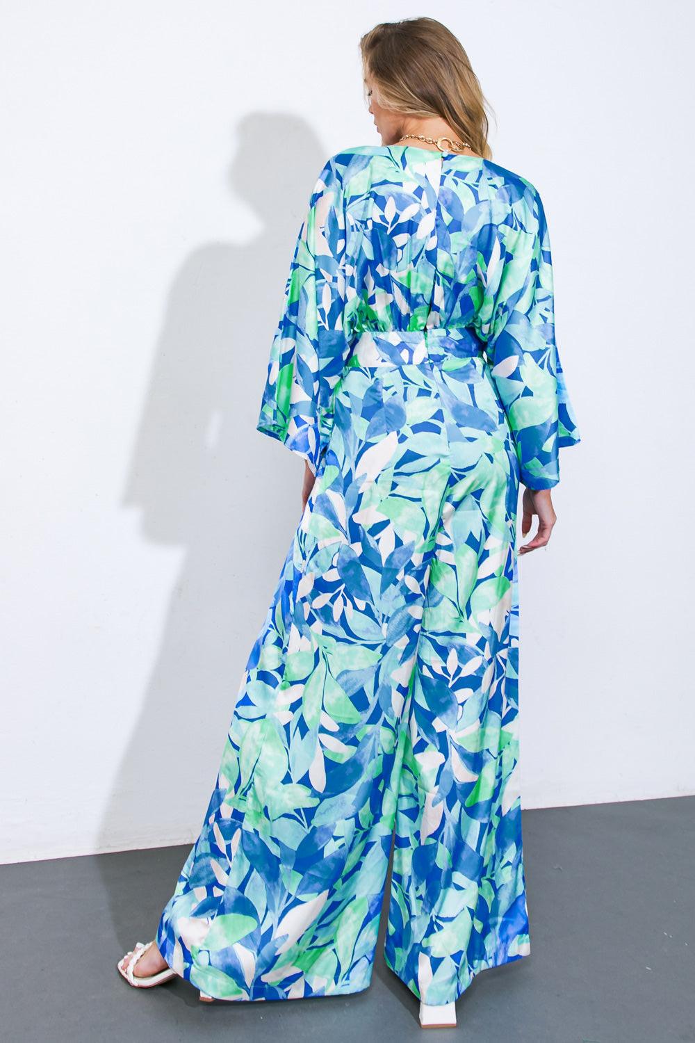 Win the Crowd Woven Jumpsuit in 20blu25 — Soul Flow Apparel