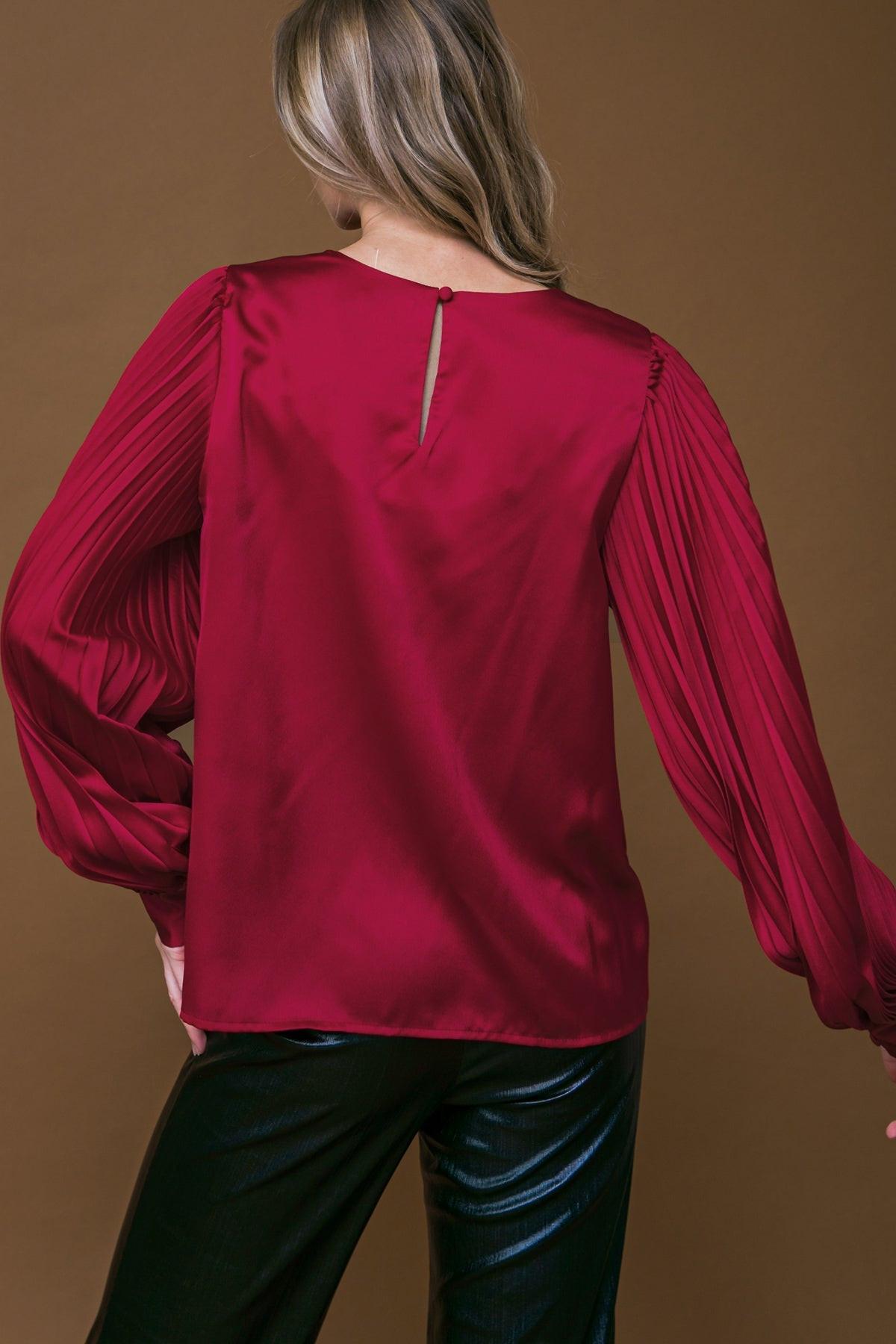 Like the First Time Woven Top in 20red43 — Soul Flow Apparel
