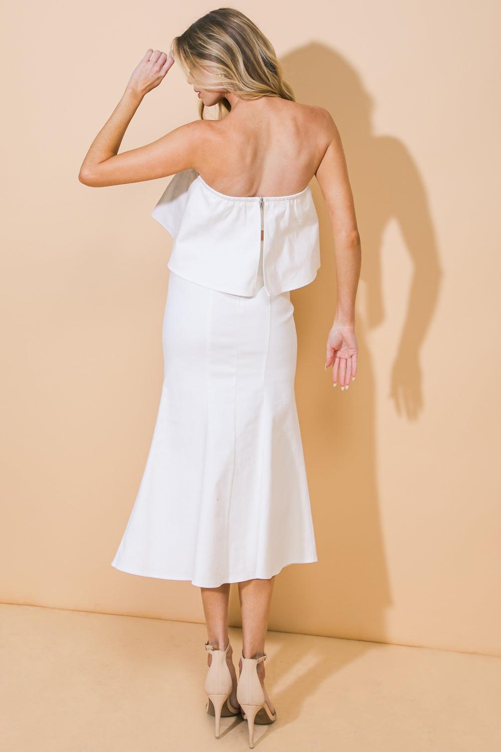 Sunset Stroll Woven Twill Top and Skirt Set — Soul Flow Apparel