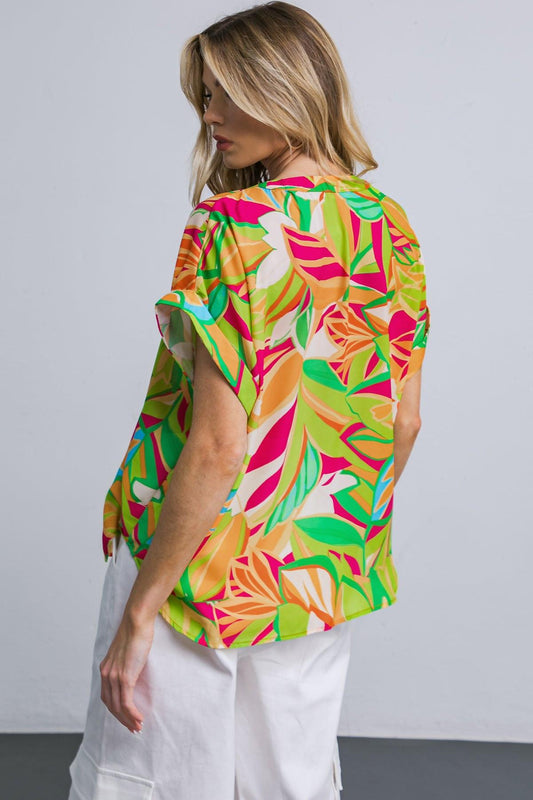 Favorite Icon Woven Top in 20gre 20ora13 — Soul Flow Apparel