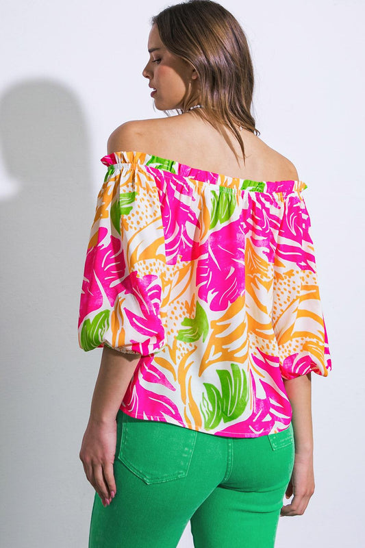 Breaking Hearts Woven Top in 20fuc 20ora11 — Soul Flow Apparel