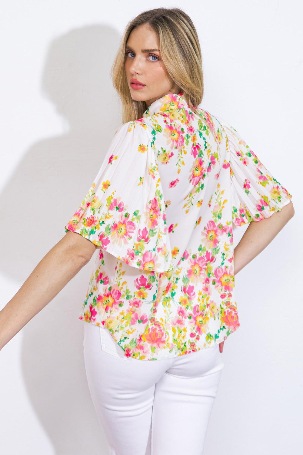 Don't Overthink It Woven Top in 20ivo 20pin10 — Soul Flow Apparel
