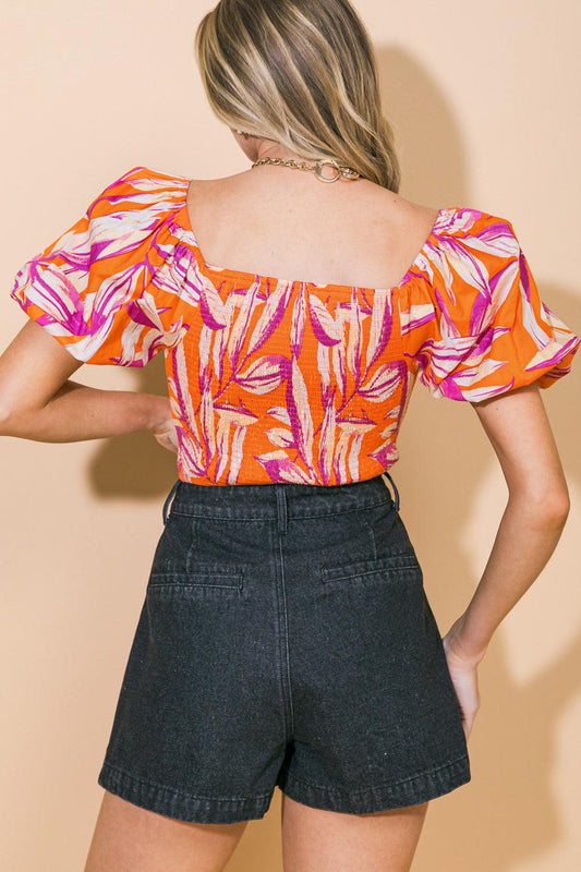 A World of Good Woven Crop Top in 20ora22 — Soul Flow Apparel