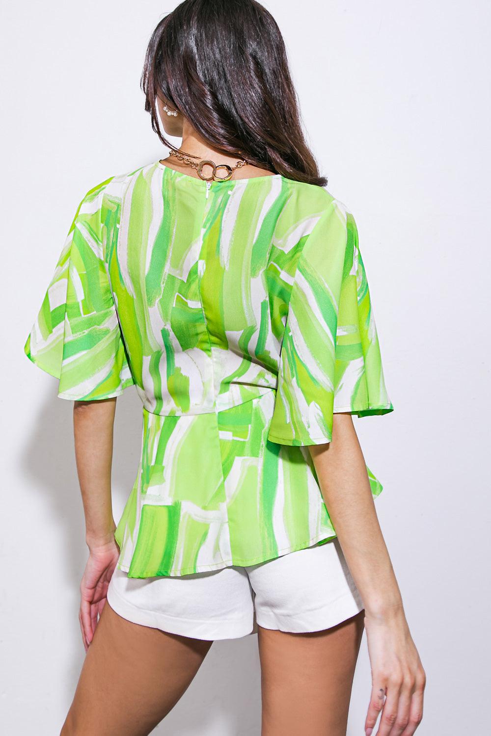 Easy to Say Woven Top in 20ivo 20gre16 — Soul Flow Apparel