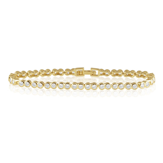 Bezel Tennis Bracelet — Soul Flow Apparel