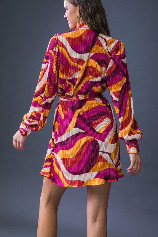 Get on Board Woven Plisse Mini Dress — Soul Flow Apparel