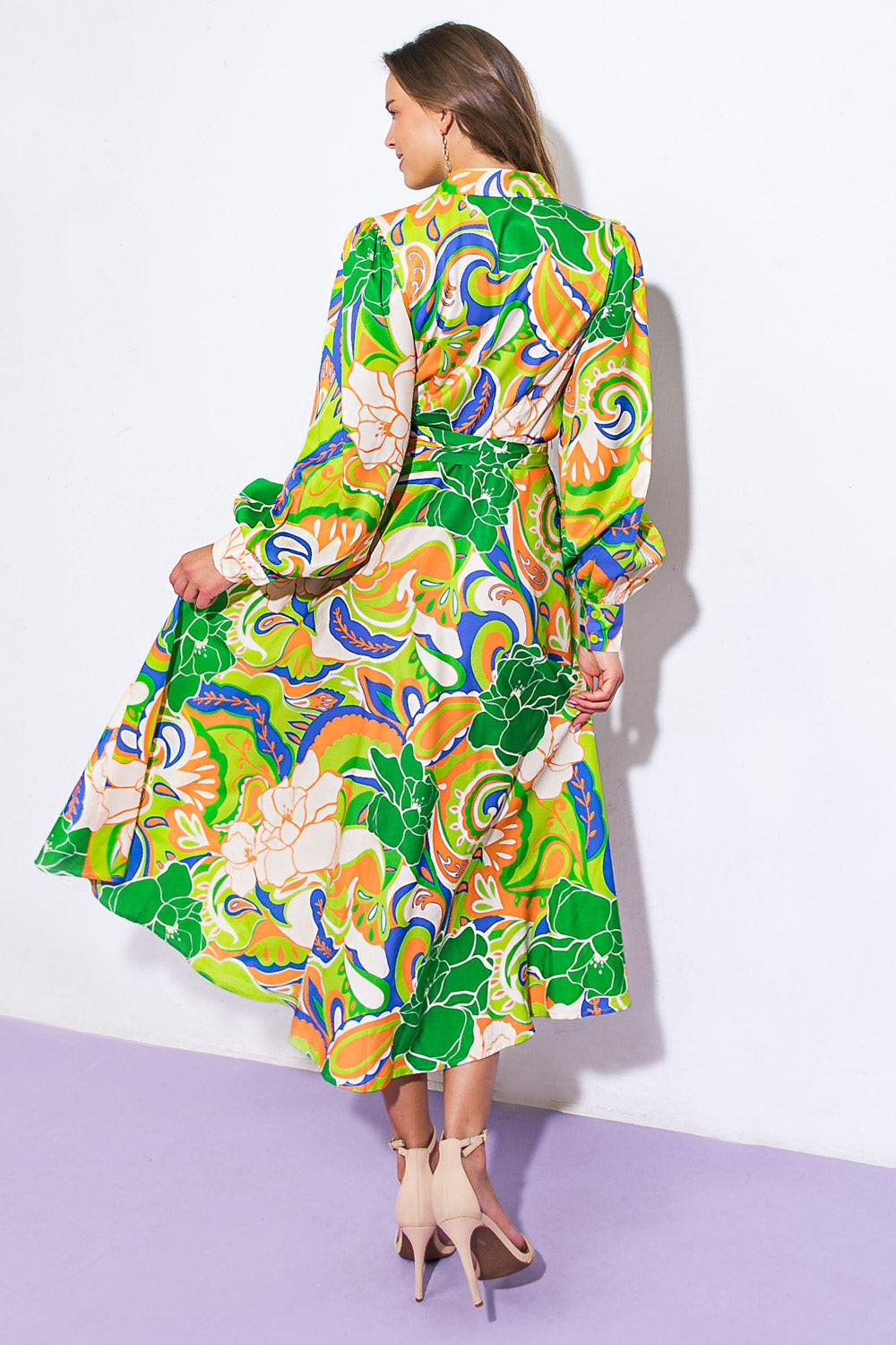 Desirable Style Woven Midi Dress — Soul Flow Apparel