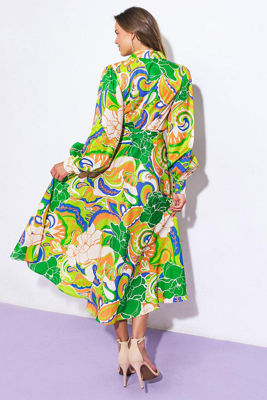 Desirable Style Woven Midi Dress — Soul Flow Apparel