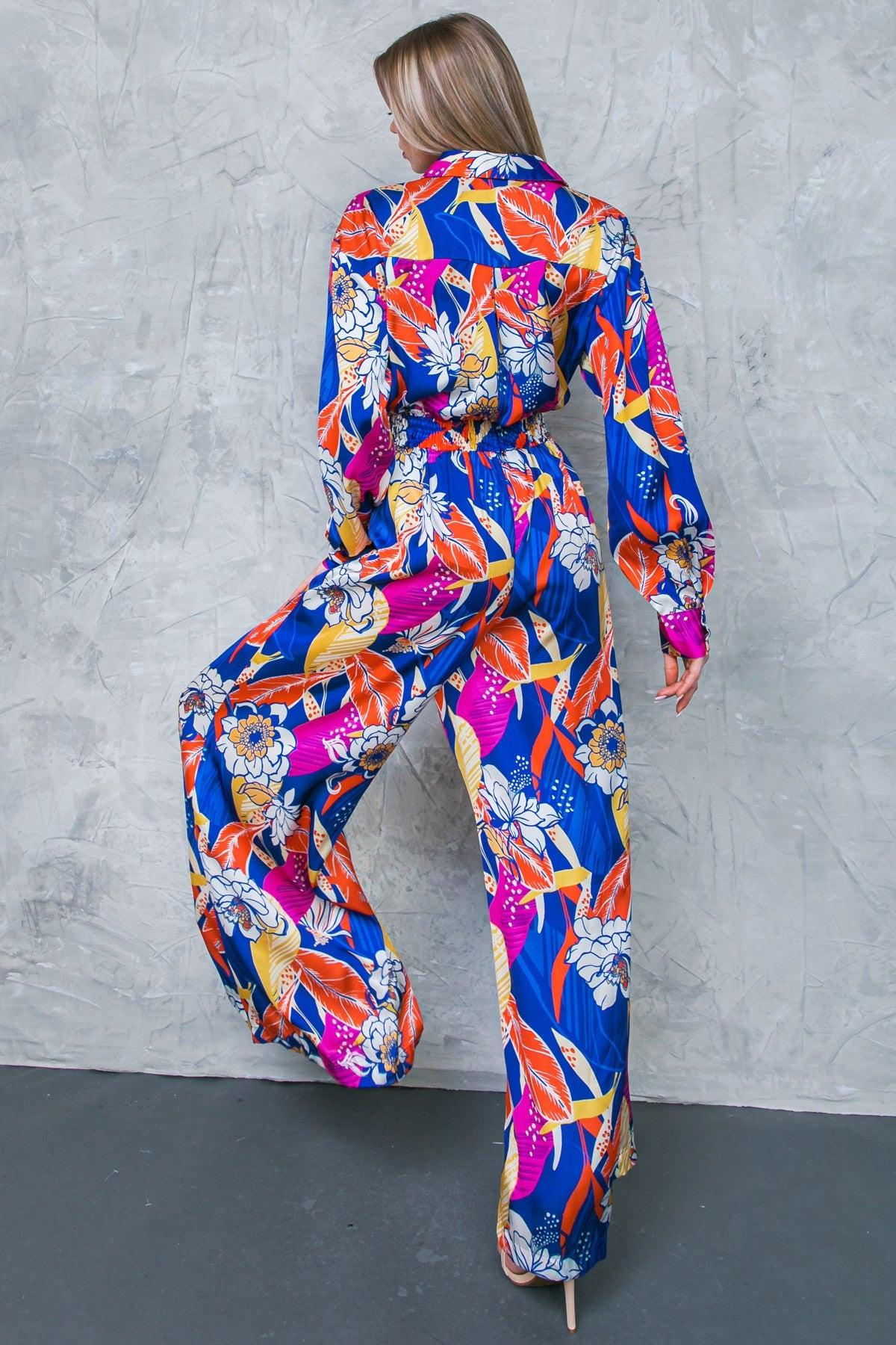 Blooming Hope Woven Jumpsuit — Soul Flow Apparel