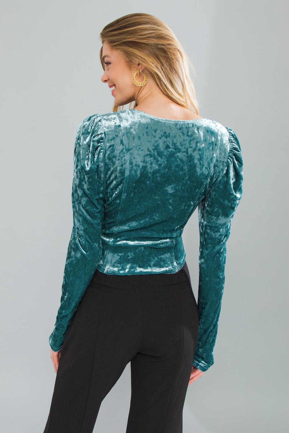 Put on a Show Velvet Top — Soul Flow Apparel