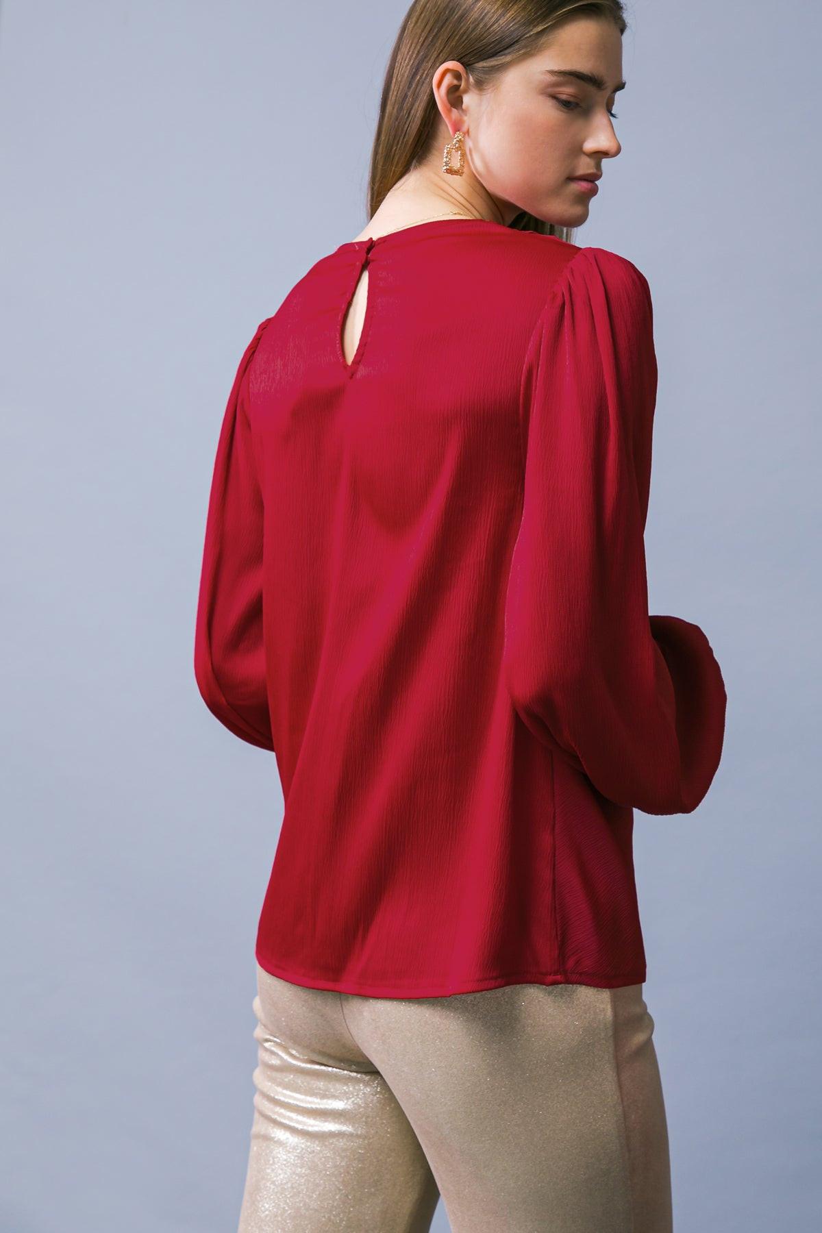 Garden Sensation Satin Top — Soul Flow Apparel
