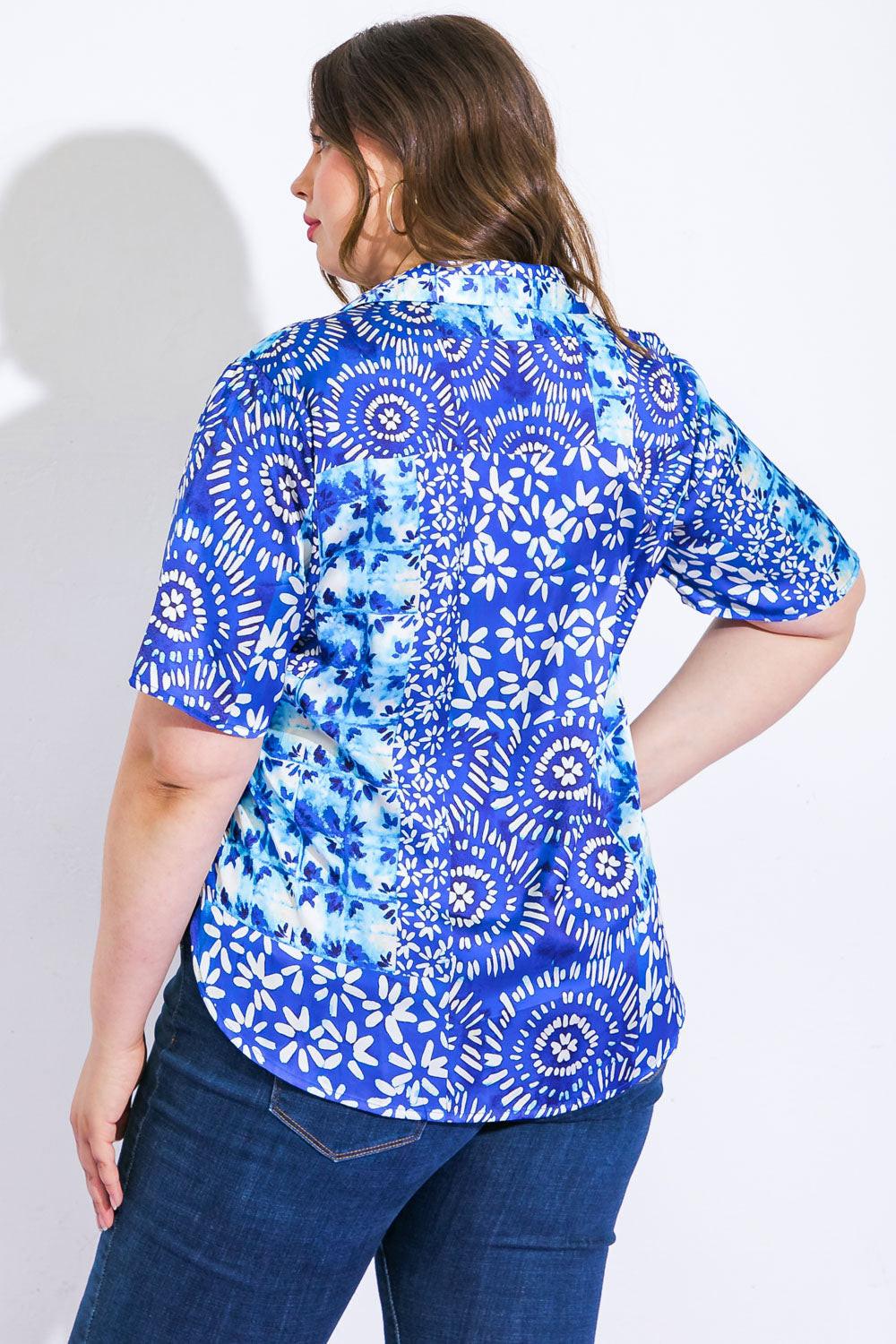 Beautiful Borders Woven Top — Soul Flow Apparel