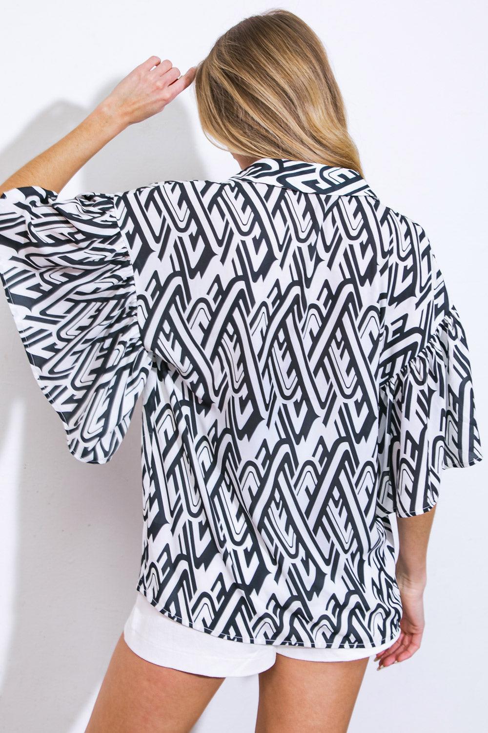Pretty on Point Woven Top — Soul Flow Apparel