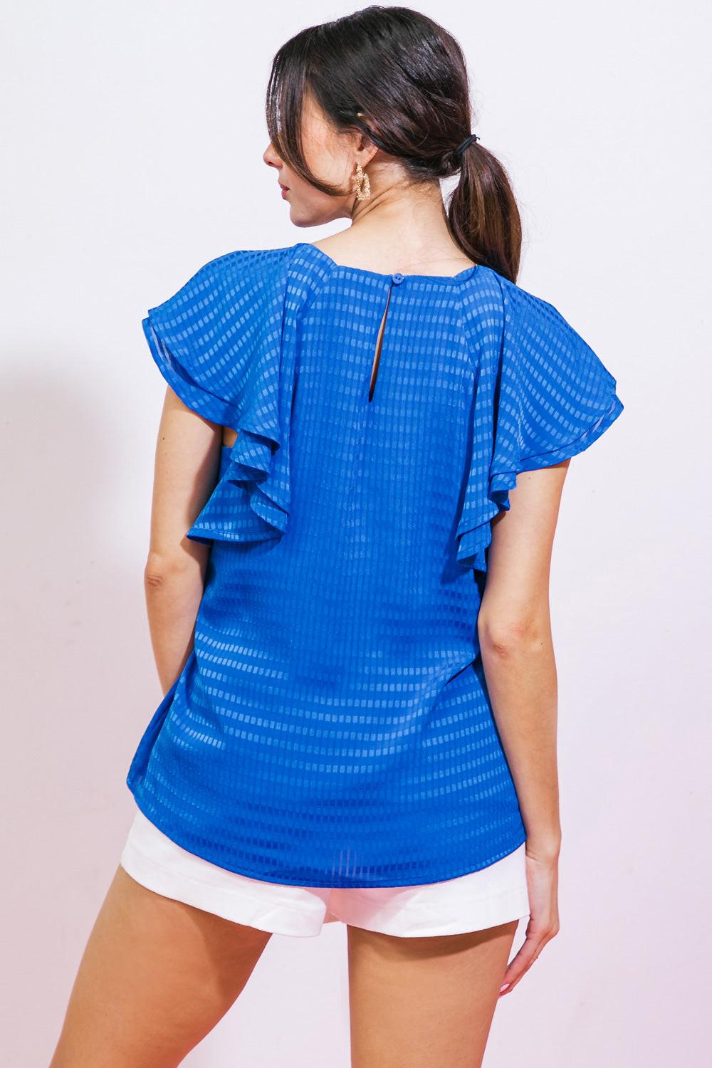 Wave Whispers Woven Top — Soul Flow Apparel