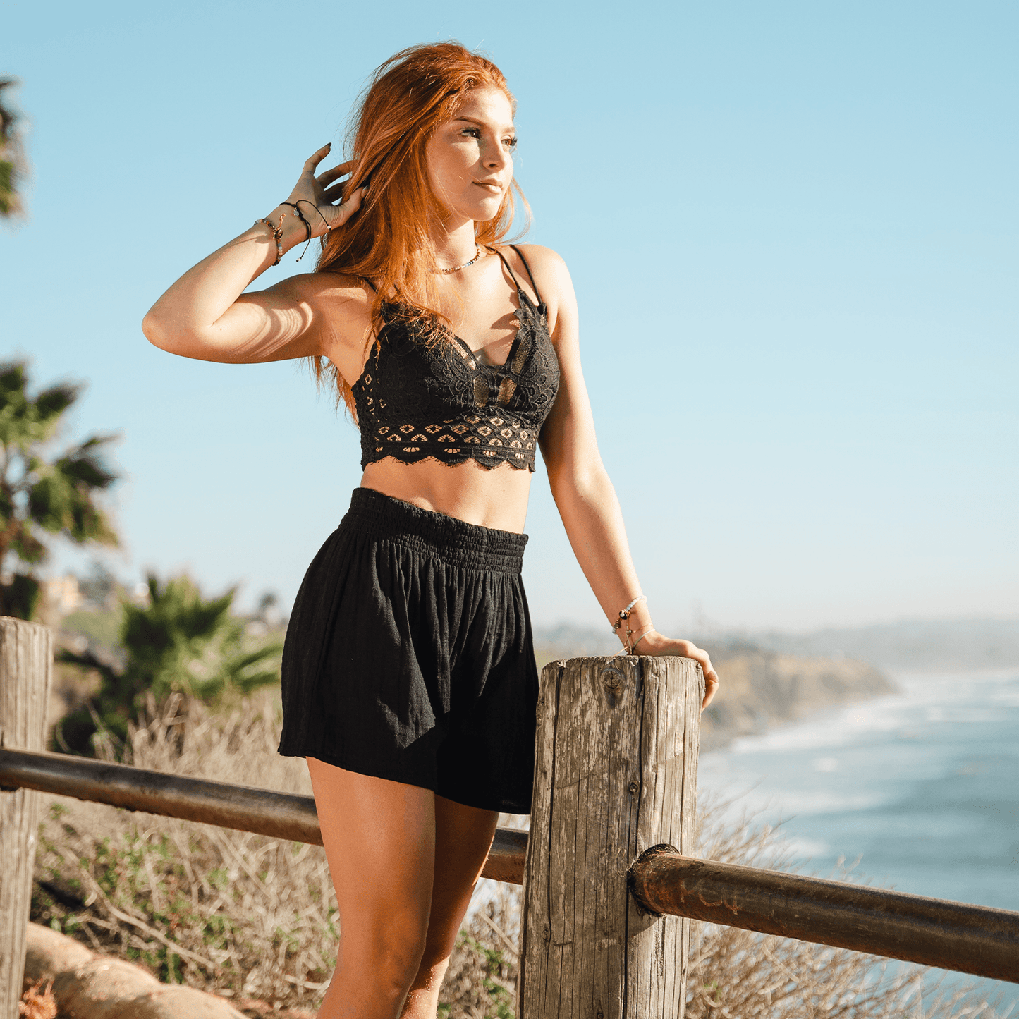 Black Cotton Shorts — Soul Flow Apparel