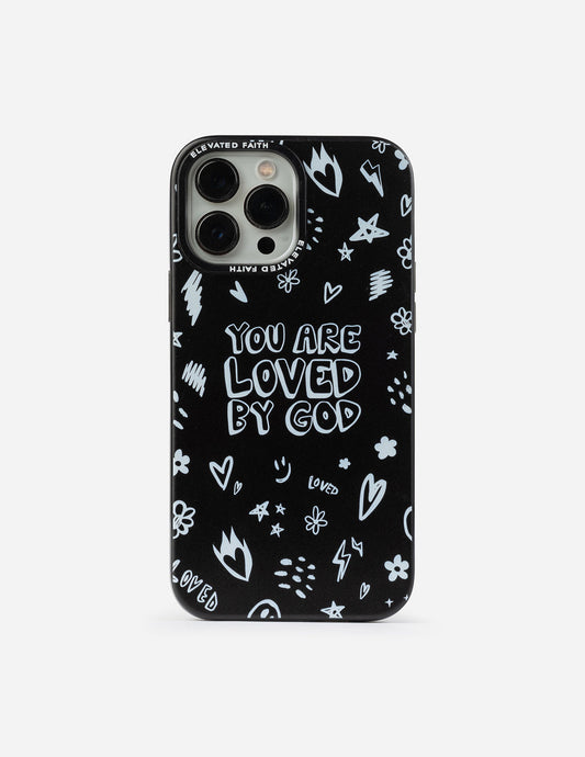 Black You Are Loved By God Phone Case – Christian Phone Case