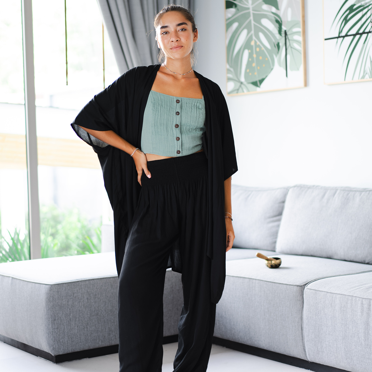Black Kimono — Soul Flow Apparel