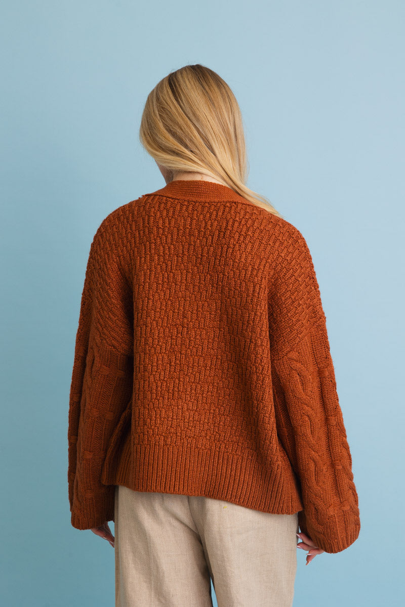 Harvest Hug Cardigan – Soft, Stylish, and Snug 🧶 Leto Collection