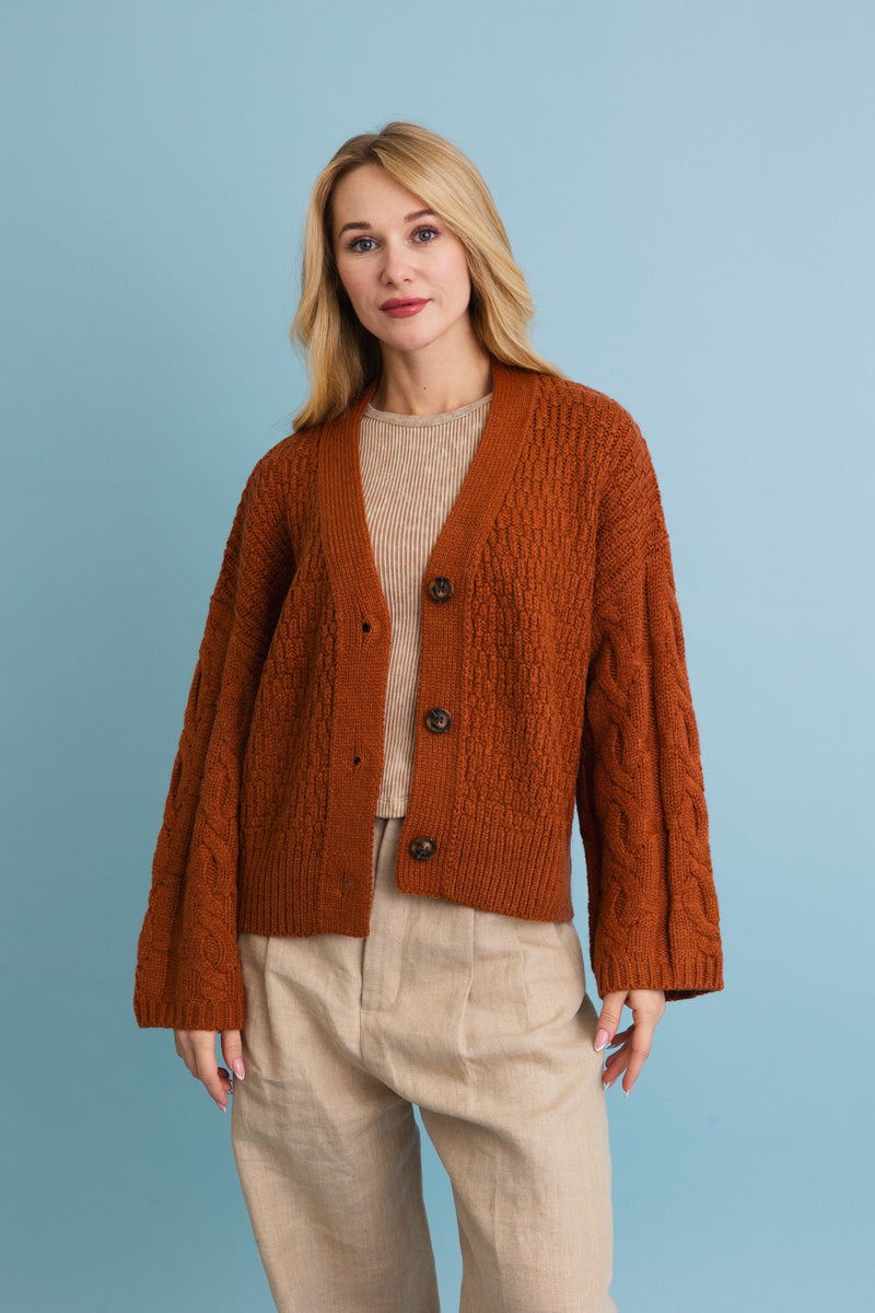 Harvest Hug Cardigan – Soft, Stylish, and Snug 🧶 Leto Collection