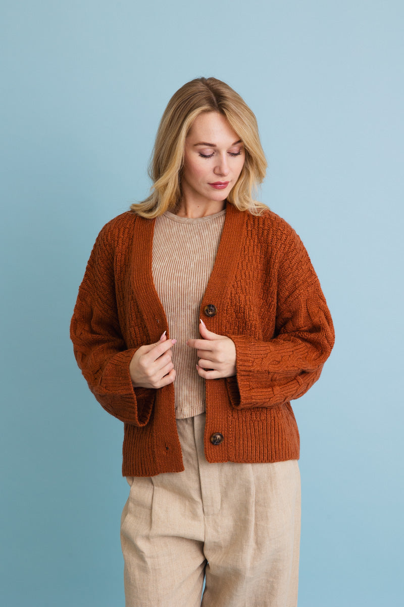 Harvest Hug Cardigan – Soft, Stylish, and Snug 🧶 Leto Collection