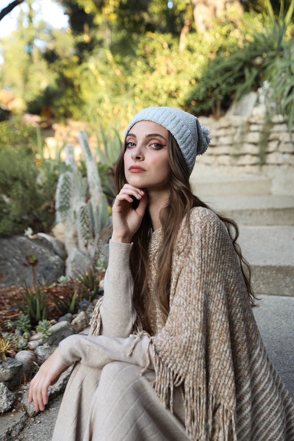 Boucle Pom Beanie Leto Collection