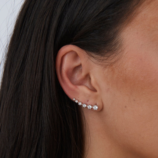 Celina Cz Bar Earring — Soul Flow Apparel