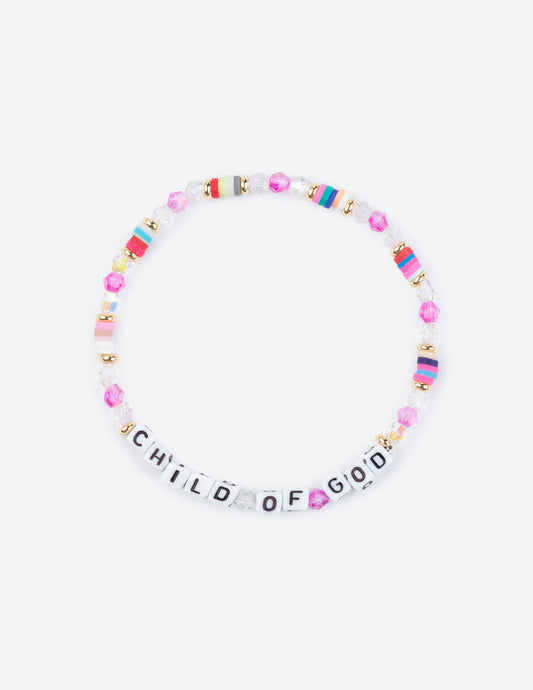 Child of God Letter Bracelet – Christian Letter Bracelet