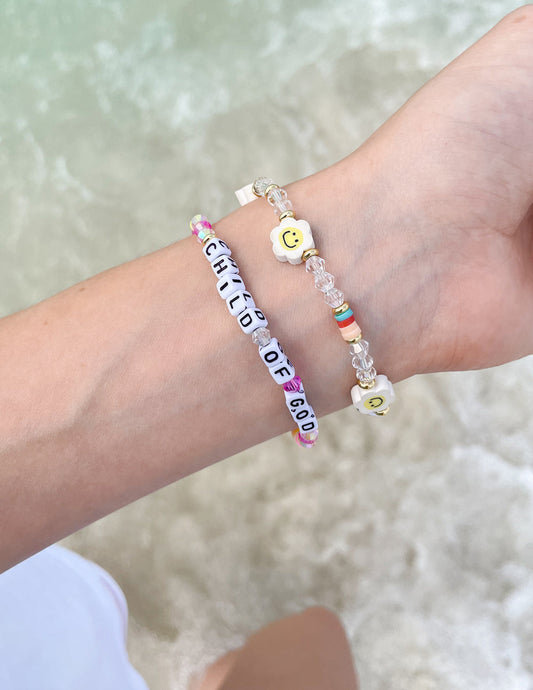 Child of God Letter Bracelet – Christian Letter Bracelet