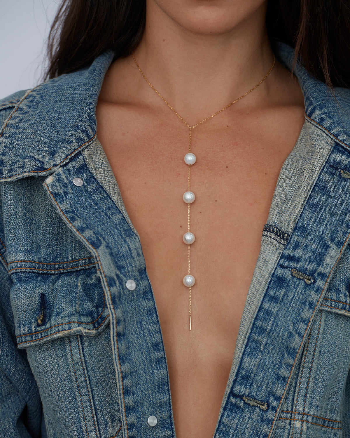 Cindy Pearl Lariat — Soul Flow Apparel