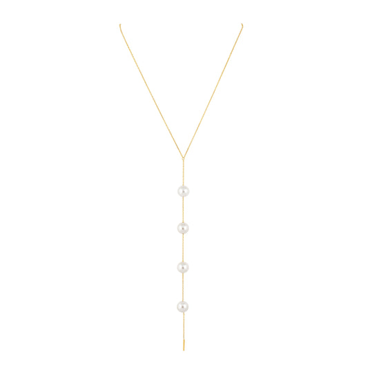 Cindy Pearl Lariat — Soul Flow Apparel