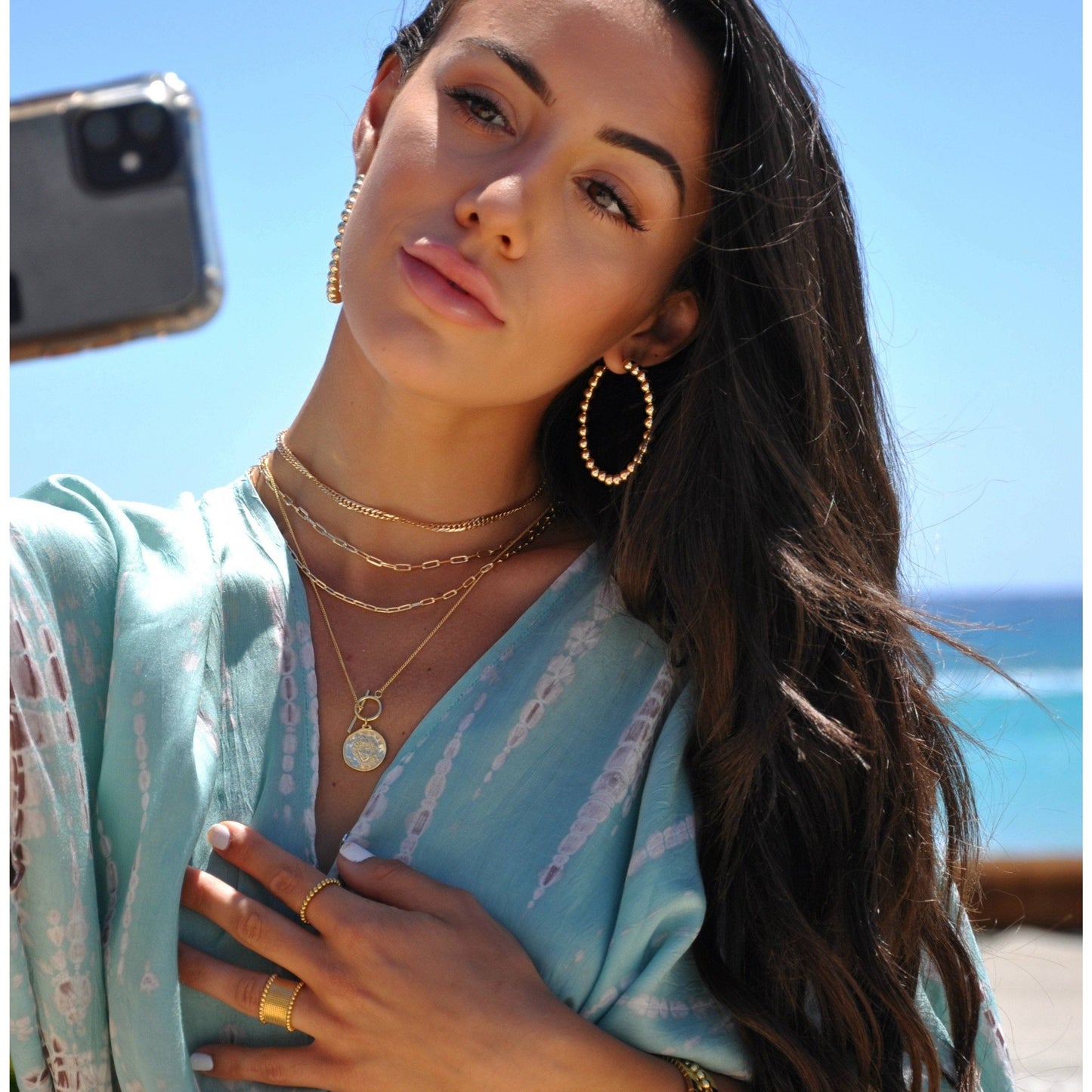 Codie Link Necklace Gold — Soul Flow Apparel
