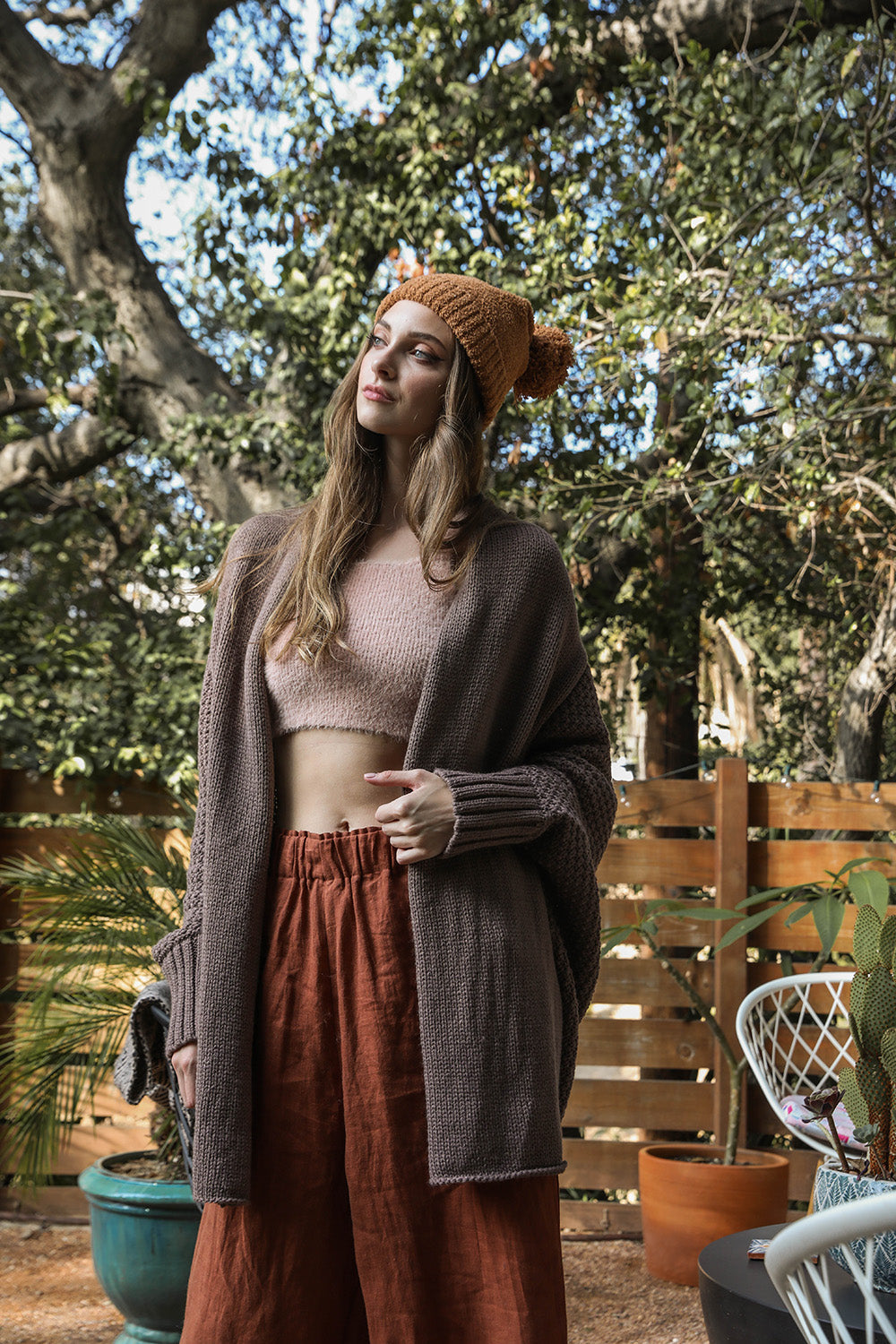 Cozy Chic Bat Wing Bliss Knit Cardigan Leto Collection