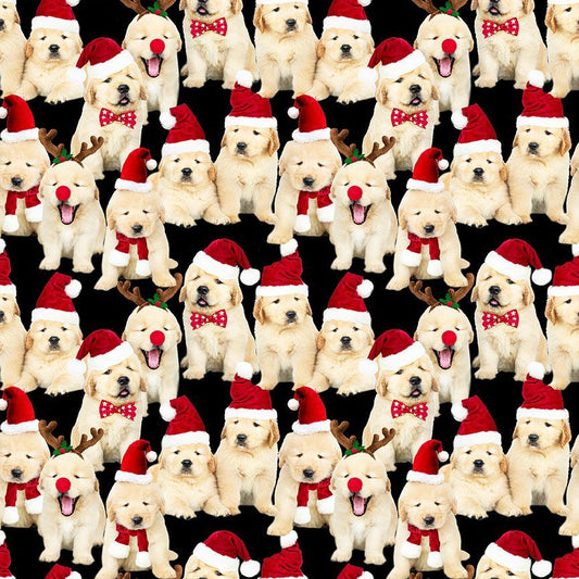 Dogs in Santa Hats Shorter Fit & Flare Dress — Soul Flow Apparel