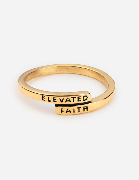 Elevated Faith Ring – Christian Ring