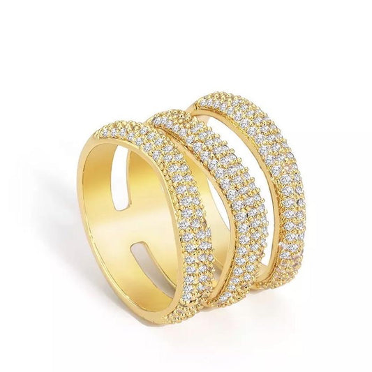 Elle Pave Ring — Soul Flow Apparel