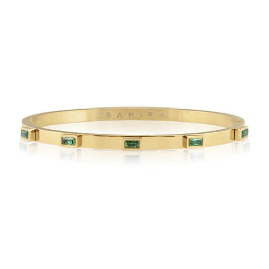 Emerald Baguette Stackable — Soul Flow Apparel