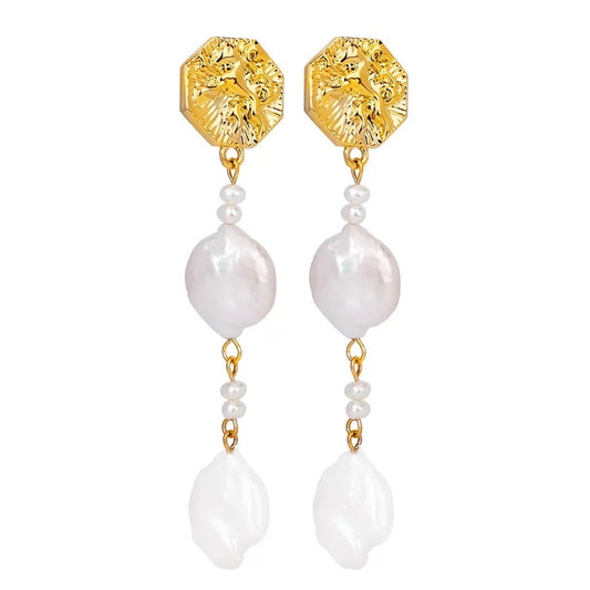 Evelyn Pearl Drop Earring — Soul Flow Apparel