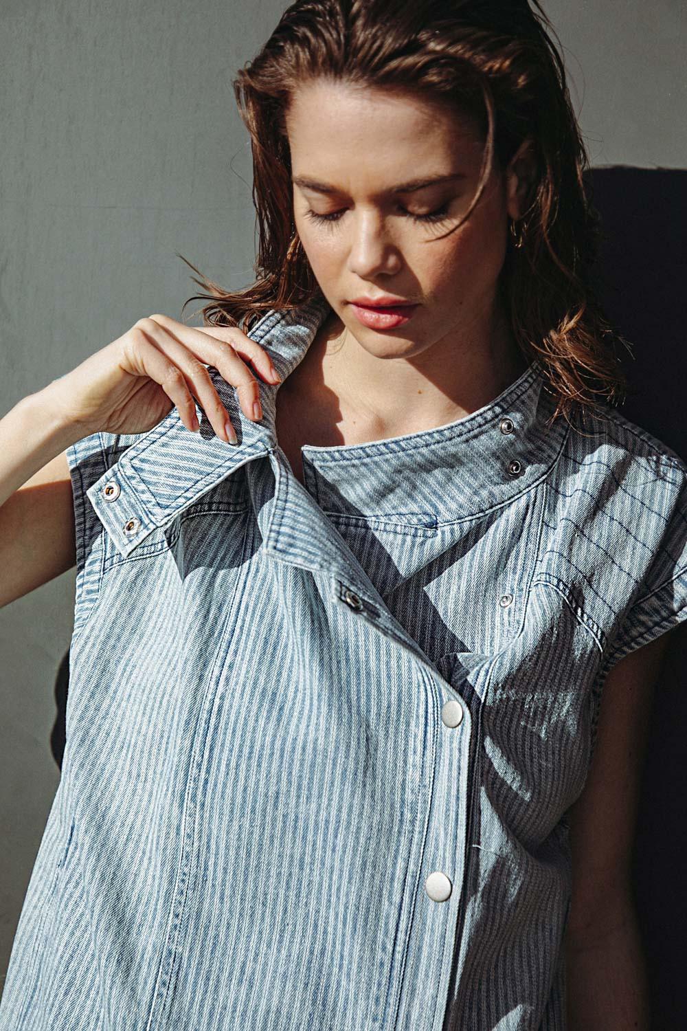 Late Summer Nights Denim Vest in 20lig 20str 20aci3 — Soul Flow Apparel