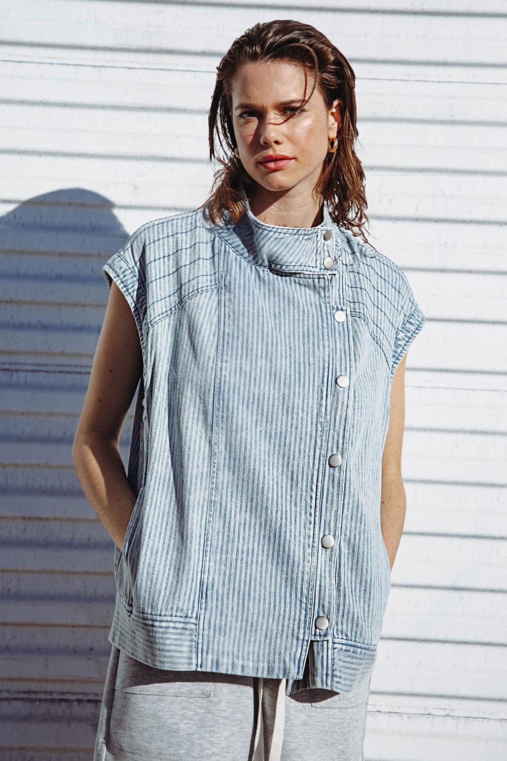 Late Summer Nights Denim Vest in 20lig 20str 20aci6 — Soul Flow Apparel